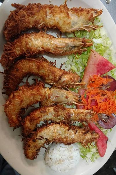 Camarones a las brasas