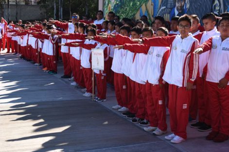 Realizaron el juramento más de 400 deportistas y entrenadores de nivel primaria y secundaria. / Everardo NAVA