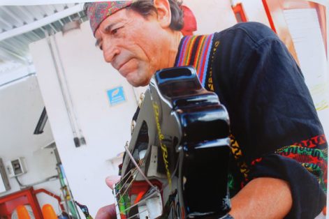 El músico creó un proyecto de difusión de la poesía indígena y la lengua náhuatl, musicalizó poemas del siglo XV y XVI. / Nora Rachel RAMÍREZ