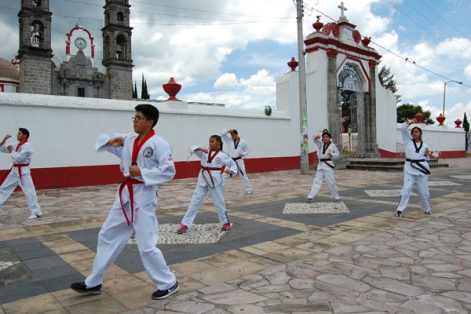 Agilidad y destreza son parte fundamental de los deportistas de taekwondo