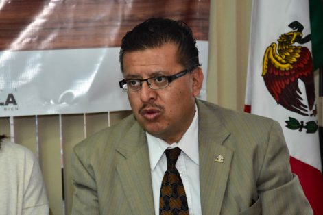 José Carlos Gutiérrez Carrillo, presidente del Centro Empresarial de Tlaxcala, aseguró que los hombres de negocios están convencidos en que deben existir acciones conjuntas para combatir los actos delictivos. / Héctor LORENZO
