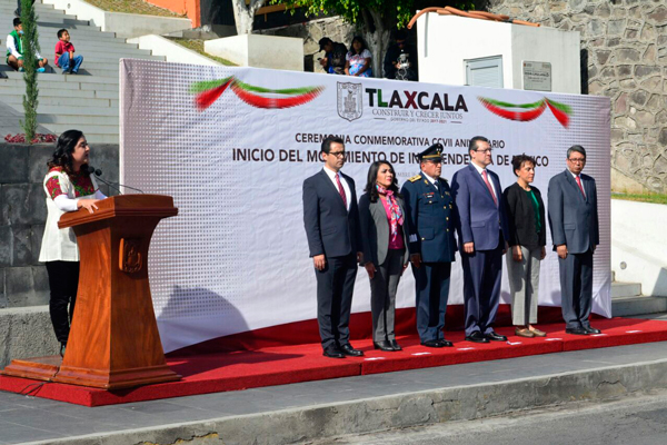 Al emitir el mensaje oficial, Anabel Alvarado Varela, secretaria de Gobierno, señaló que el 207 aniversario del inicio del movimiento de Independencia es el momento propicio para reafirmar las convicciones de libertad, justicia, democracia y derechos humanos a las que aspiraron en todo momento los héroes nacionales. / Héctor LORENZO