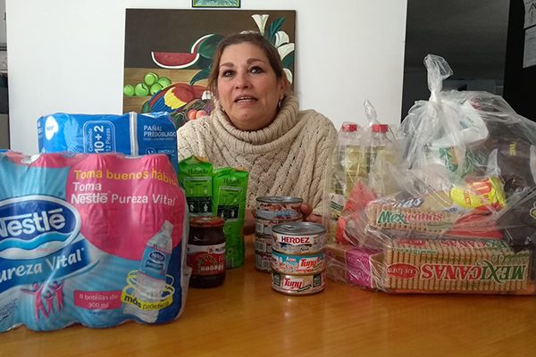 En las instalaciones del DIF de Apizaco inicia la recolección de despensas para atender a la población damnificada en entidades del sur de México. / Tomás BAÑOS