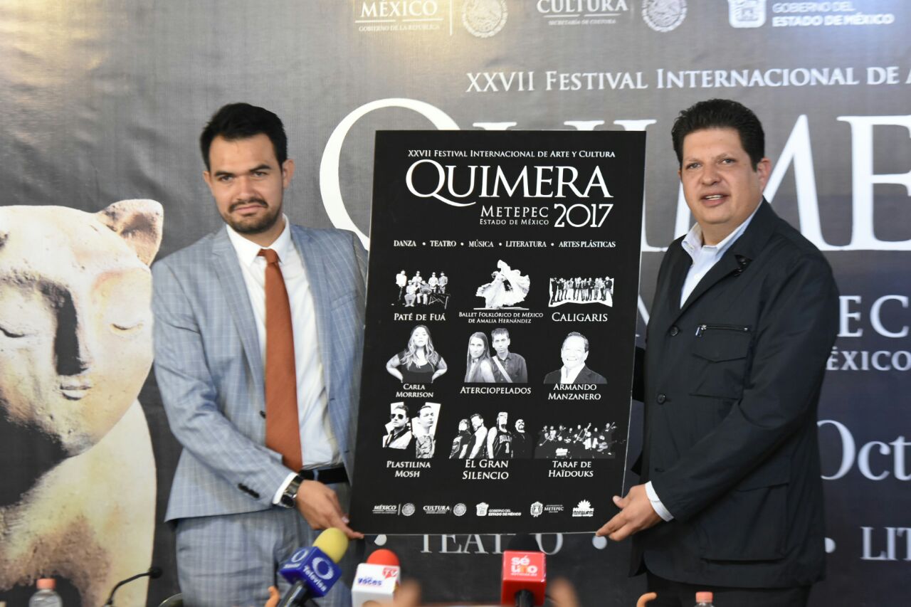 El cartel del Festival fue presentado por David López Cárdenas (Foto Daniel Camacho)
