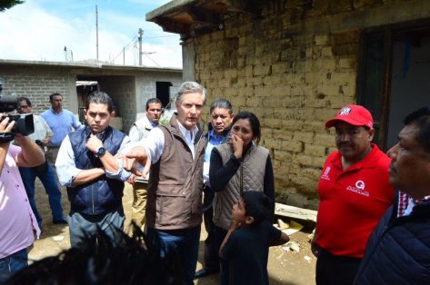 Solicitará Del Mazo declaratoria de desastre para los 12 municipios más afectados