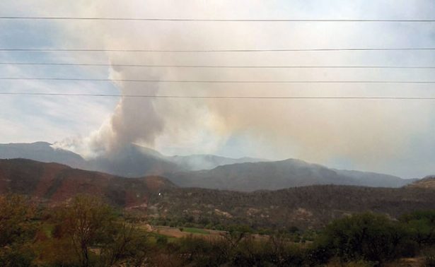 Se aviva incendio en Sierra de Morones; 500 has dañadas