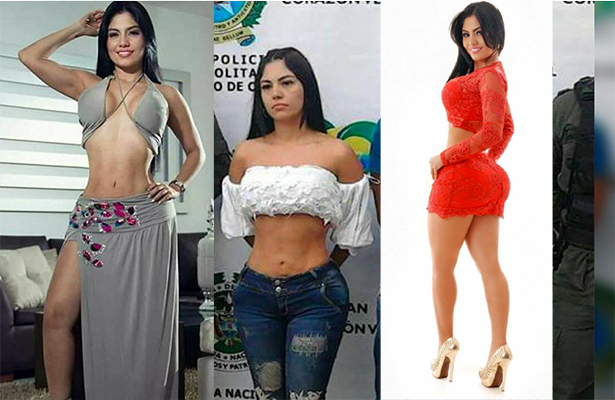 Bella modelo colombiana es acusada de secuestro