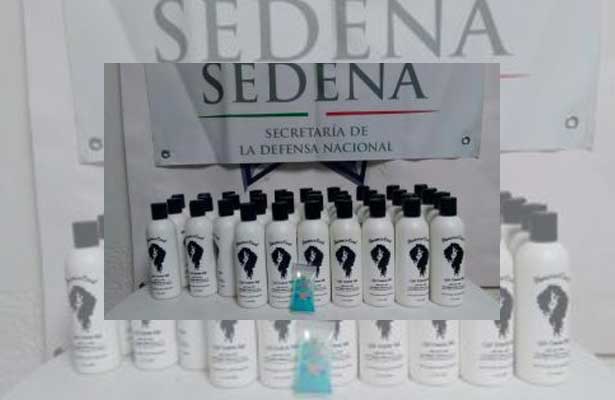 Decomisan cocaína líquida en el Aeropuerto de Tijuana — FOTOS