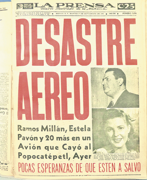 Desastre-aéreo portada La Prensa 90
