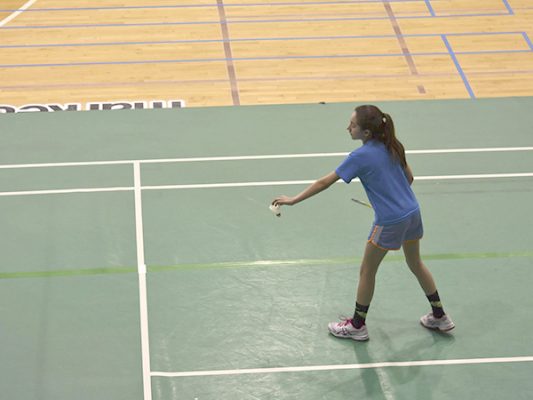 Carla Alejandra Silva Cibrián, promesa del badminton.