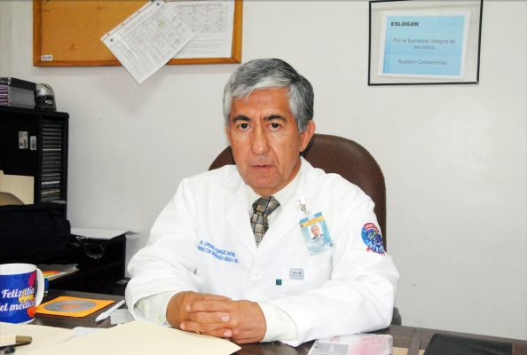 Doctor Cipriano Rodríguez Martínez, Subdirector de Enseñanza e Investigación del Hospital Infantil y miembro del comité organizador del evento.