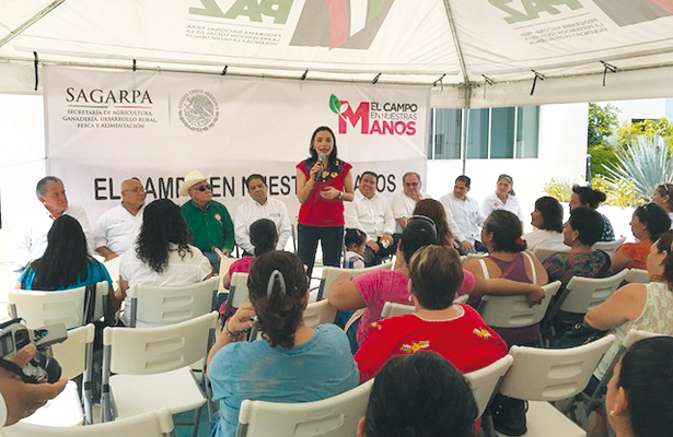 Entrega subsecretaria de Sagarpa 850 paquetes de huertos familiares