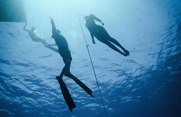 Estrella Navarro, buceo libre