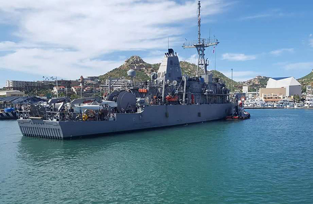 Atienden a buques de la Marina de los Estados Unidos en San Lucas