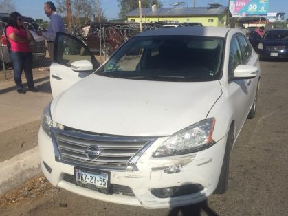 Aparatoso choque camino a Mexicali